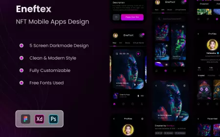 Eneftex: NFT Mobile Apps Concept